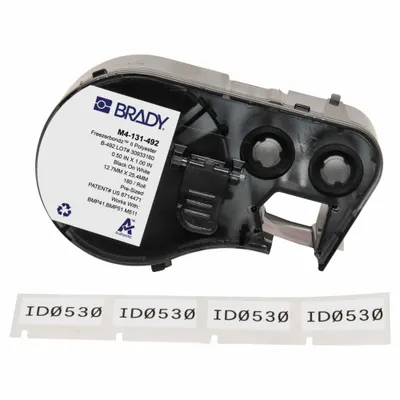 BRADY Thermal Transfer Precut Label Roll Cartridge - Brady Thermal Transfer Precut Label Roll Cartridges