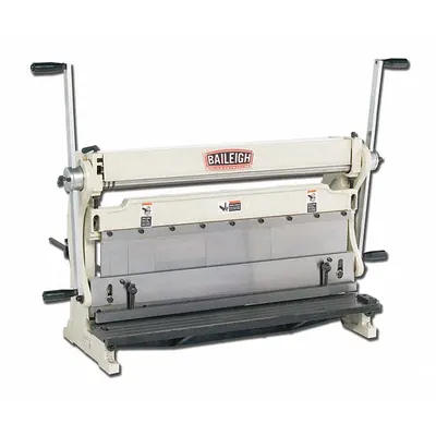 BAILEIGH INDUSTRIAL Combination Machine: Roller/Shear, 20 ga Brake Capacity (Steel) - Manual Sheet Metal Combination Machines