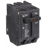GE Miniature Circuit Breaker: THQL, 15 A, 120/240V AC, Single Phase, 10kA at 120/240V AC, Std (MPN THQL2115)