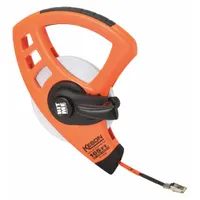 KESON Long Tape Measure: Manual, FLT10165, SAE/Engineers Scale, 165 ft, 1/100 ft, Plastic, Manual