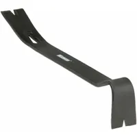 Flat Pry Bar: Claw End, 15 in Overall Lg, Double End/Heat Treated 48 HRC at 6 in From End, T No