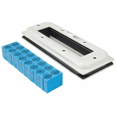 ROXTEC Cable/Pipe Seal: 10 Ports, Mild Steel - Rectangular Opening Cable & Pipe Seals