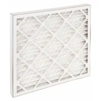 Pleated Air Filter: 20 in x 25 in x 2 in, MERV 9, High Strength