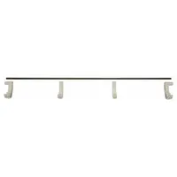 CAMBRO Shelf Rail Kit: 2 in Ht, 30 in Lg, Soft Gray, Front, 1 Rails (MPN EWSR30F151)