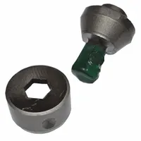 HUSKIE TOOLS Punch and Die Set: Hex Punch, 13/16 in Punch Size, Set of Punch and Die Sizes, Steel (MPN SHD-1316HEX)