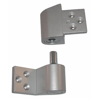 KABA ILCO Pivot Hinge: Aluminum - Full Surface-Mount Pivot Hinges