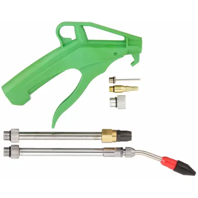 SPEEDAIRE Air Gun Kit: Pistol-Grip Grip, Polyoxymethylene, 1/4 in Female NPT, 1 Nozzle(s) - Air Gun Kits
