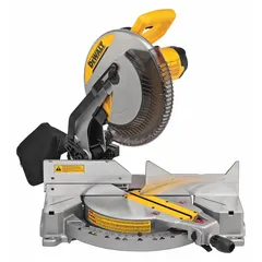 A 12 in corded miter saw with a non-sliding mechanism. Provides a maximum cut width of 8 in at 0° miter and a miter angle range of 50° left to 50° right. Suitable for crosscutting wood, trim, and molding in framing and finish carpentry.