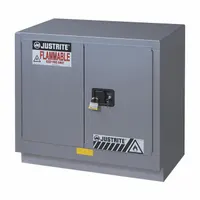 JUSTRITE Flammable Cabinet: 21 5/8 in Overall Dp, 36 in Overall Wd, 35 3/4 in Overall Ht, Steel (MPN 883604)