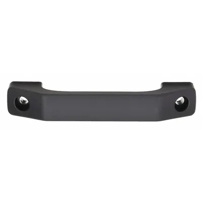 MONROE PMP Pull Handle: Threaded Holes, Aluminum, Black - Load-Rated Standard "U" Pull Handles