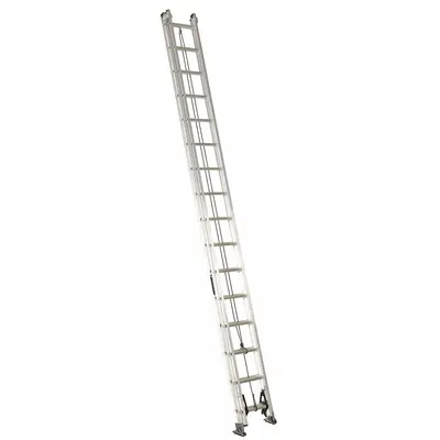 LOUISVILLE LADDER AE2232 32 ft Aluminum Extension Ladder, 300 lb Capacity - Lightweight Aluminum Extension Ladders