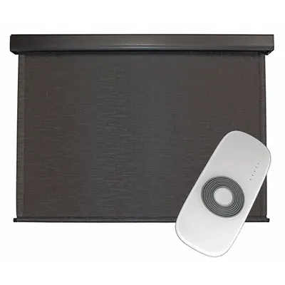 KEYSTONE FABRICS Exterior Sun Shade: Kona, 120 in Valence Wd, Motor with Remote Control - Elite Plus Series
