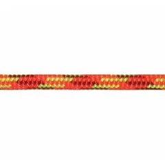 This 3/16-inch diameter static kernmantle rope is made of nylon with a working load limit of 115 lb. It is designed for utility applications such as securing loads, general rigging, and light-duty pulling where low stretch is required.