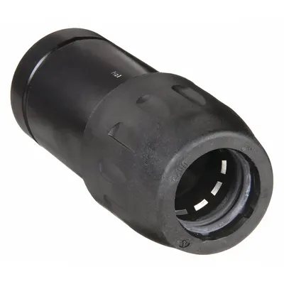 TRANSAIR Push-Fit Adapter Fitting: 1 1/2 in OD x 1 in OD Size - Polyamide Tube Fittings for Compressed Air Systems