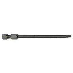 This 5-pack of APEX Torx security bits features a Security Torx® head in TR10 industry size with a hex drive. The bits are impact rated and constructed from S2 steel. Suitable for fastening tamper-resistant Torx fasteners in industrial assembly, maintenance, and repair applications.