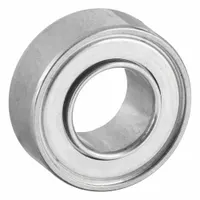 EZO Miniature Ball Bearing: 188, Dbl Shield, 1/4 in Bore, 1/2 in OD, 0.188 in Wd, 302°F Max Temp (MPN SRW188ZZA3MC3SRL)