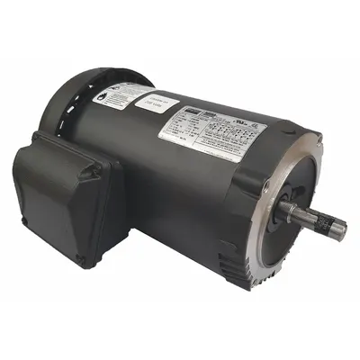 Dayton General Purpose Motor: C-Face Mount, Totally Enclosed Fan Cooled, 2 hp - C-Face 3-Phase General Purpose AC Motors