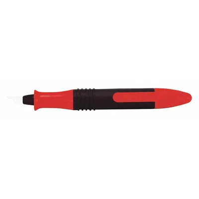 SHAVIV Disposable Ceramic Deburring Tool, Cera-Burr Curved Edge, Red - Disposable Ceramic Deburring Tools