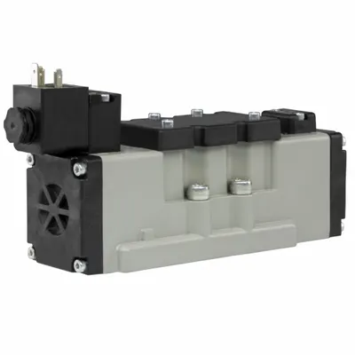 PARKER Solenoid Air Control Valve: Four-Way / Two-Position, 5599-1, Single Solenoid - Parker H Series Directional Control Valves
