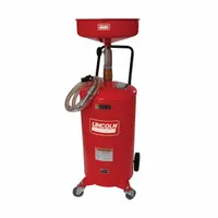 Oil Receiver: 18 gal Capacity, 14 in Overall Dia, 72 in Overall Ht, 18 in Overall Lg, Black/Red (MPN 3601)