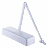 LCN Door Closer: Std Mounting Type, Grade 1 - Heavy Duty, Aluminum, 12 1/4 in Lg, 2 1/4 in Wd (MPN 4040XP-REG LH RAL9003)