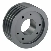 APPROVED VENDOR V-Belt Pulley: 3V475, 4 Groove, 4.75 in OD, Bushed Bore, SDS, Quick Detachable (MPN 43V475SDS)