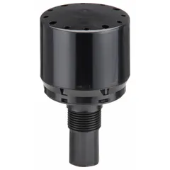 Plastic drain valve component from the PAII series, designed for automatic condensate removal in compressed air systems. Used in filters, dryers, and other pneumatic equipment to prevent moisture buildup.