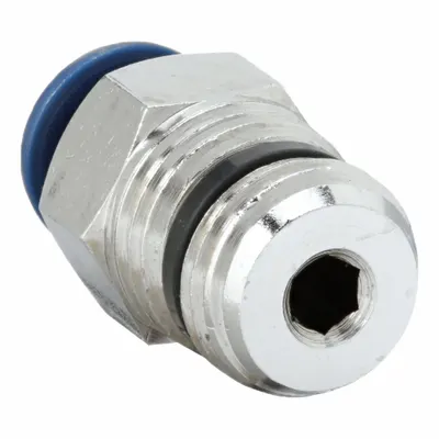 AIGNEP USA 88000-06-04 Nickel-Plated Brass Push-to-Connect x MNPT Adapter - Nickel-Plated Brass Tube Fittings