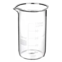 APPROVED VENDOR Beaker: 100 mL, 3.4 fl oz, Tall Form, Colorless, Glass, Autoclavable