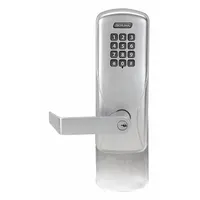 SCHLAGE ELECTRONICS Electronic Keyless Lock: Keypad, ADA Compliant, Chrome (MPN AD200993R70 KP RHO 626 PD)