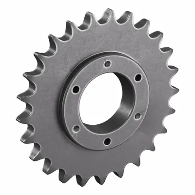 TSUBAKI Sprocket: For 60 Chain, 25 Teeth, 5.984 in Pitch Dia, 6.39 in Outside Dia - Size 60 Bushed-Bore Roller Chain Sprockets