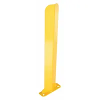 Pallet Rack Guard: Steel, V Shape, 3 in Overall Lg, 0.2 in Overall Thick, Yellow, Powder Coated (MPN NPG6-36)