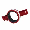 Firestop collar for 1.5 in plastic pipes, rated 2 hours for gypsum walls and wood assemblies, and 3 hours for wall and floor assemblies. Expands when heated to seal the pipe opening and maintain fire-resistance ratings. Used in fire-rated wall and floor penetrations.