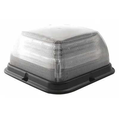 ECCO Beacon Light: Flashing Beacon, Amber/Green, 6 1/2 in Overall Wd, 3 5/16 in Overall Ht - Vehicle Flashing Beacons