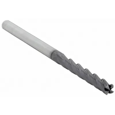 WIDIA HANITA Corner Chamfer End Mill: Carbide, TiAlN Coated, 4 Flute, 5 mm Mill Dia - General Purpose Carbide Corner-Chamfer End Mills