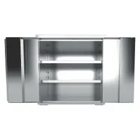JAMCO Storage Cabinet: 48 in x 24 in x 37 in, Paddle Handle & Keyed, 18 ga Panel Thick, Shelves (MPN KE248)