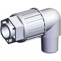 SMC High Purity Tube Fitting: 3/8 in Pipe x 1/2 in OD Size, NPT x Compression, PFA (MPN LQ3L4B-MN)