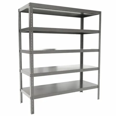 DURHAM MFG Metal Shelving: Standalone, Extra-Heavy-Duty, 60 in x 24 in, 72 in Overall Ht - Extra-Heavy-Duty Bolted Standalone Open Metal Shelving