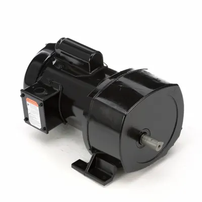 LEESON Gearmotor: Parallel, Single Output Shaft, Capacitor-Start, TEFC, 12 RPM - Parallel Shaft AC Gearmotors