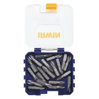 IRWIN Insert Bit: Insert Bit, Imperial/Metric, PH2 Bit Industry Size, #2 Bit Size, Std, Hex, 20 PK (MPN IWAF121PH220D)