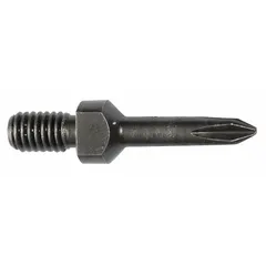 Impact-rated screw-driving bit with #2 Phillips (PH2) tip. Constructed from S2 steel for high-torque fastening tasks. Imperial size, standard tip style. Supplied in a 5-pack.