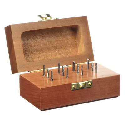 OEM Carbide Bur Set: 1/8" Shank - Double-Cut Carbide Bur Sets