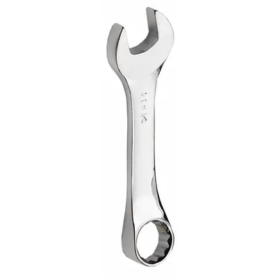 SK PROFESSIONAL TOOLS Combination Wrench: Alloy Steel, Chrome, 17 mm Head Size - Metric 12-Point Combination Wrenches