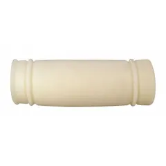 Plastic replacement grip for material handling equipment. Measures 3-7/8" in length with a 15/16" inner diameter. Designed to fit Dayton brand models 4WYR8 and 4WYR9. Provides a secure handle surface for industrial handling applications.