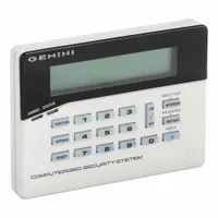 NAPCO Intrusion Keypad: 4 3/8 in Overall Ht, 1 1/8 in Overall Lg, 5 7/8 in Overall Wd, LCD (MPN GEM-RP1CAE2)