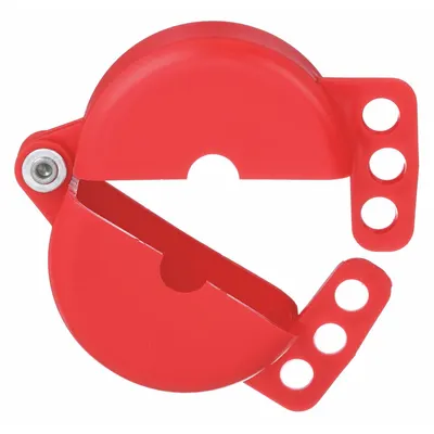 ZING Gate Valve Lockout: Hinged, For 2 1/2 in Max Hand Wheel Dia, For 1 in Min Hand Wheel Dia - Hinged Gate Valve Lockouts