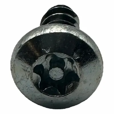 HADRIAN Screw: Stainless Steel, Stainless Steel, 5/8 in Overall Ht - Replacement Fasteners for Bathroom Partitions