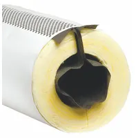 OWENS CORNING Pipe Insulation: Tube, Fiberglass, Slit with Adhesive and Flap, 1/2 in Thick, 3 ft Lg (MPN 722579)