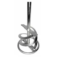 BN PRODUCTS USA Mixing Paddle: Single-Paddle, All Viscosity, M14 Threaded, 24 in Lg, 5 33/64 in Dia (MPN BNR001-140)
