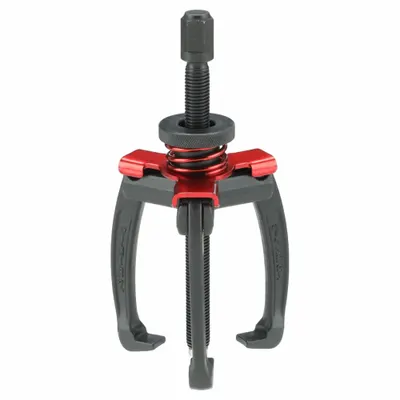BLACKMAX Gear Puller and Pulley Remover: 3 in – 4 in Jaw Spread, 4 in Jaw Reach - Spring-Loaded Reversible Jaw Pullers